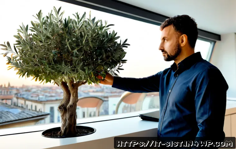 Home 17 지속가능한 성취와 혁신의 관계 - Photorealistic Italian entrepreneur in a bright modern Milan workspace, carefully reviewing a sleek ...